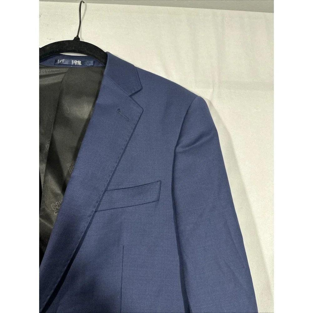 NEW Cavalli Class [ 48/42 ] Slim Fit Wool Suit‎ Jacket in Shinny Blue #U1903